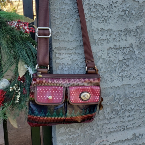 FOSSIL‎ KEY-PER CROSSBODY SHOULDER  BAG - Picture 1 of 6